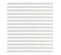 15 Pièces Ajusteur de Bague en Tpu Blanc, Taille Réglable