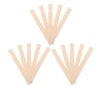 15 Pièces Bâtonnets en Bois pour Mélanger la Peinture, Plats, 9