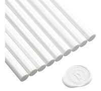 15 Pièces Bâtons de Cire à Cacheter pour Timbre de Cachet de Cire Rétro Vintage et Lettre, Idéal pour les Invitations de Mariage, Escargots, Emballages Vin, Emballages (Blanc Ivoire)