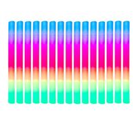 15 Pièces Bâtons Lumineux À LED - 48x4 CM | Baguettes Qui Brillent Dans Le Noir Avec Trois Modes Distincts, Bâtons Lumineux En Mousse LED, Fournitures De Fête Pour Mariage, Anniversaire, Concert