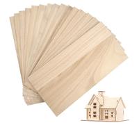15 Pièces Bois pour Maquette, 200 x 100 x 1 mm | Non Traité, Contreplaqué, Pour Modélisme, DIY Avions et Bateaux, Projets Bricolage
