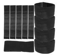 15 Pièces Brassard de Deuil Élastique Noir en Polyester