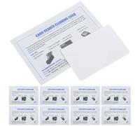 15 Pièces Cartes de Nettoyage pour Terminal Pos, 4,9x3,1 Pouces | Élimine Poussière et Débris, Usage Simple et Léger, pour Atm et Scanner de Chèques