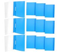 15 Pièces Classeur à Papier A4 en Plastique PP, Léger et Portable | Partitions, Rapports, Journaux et Albums, Accès Rapide, Protège Vos Papiers, Usage Bureau