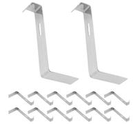 15 Pièces Clip de Fixation pour Tuile de Toit en Acier Inoxydable