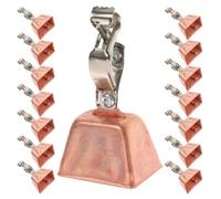 15 Pièces Cloche de Pêche pour Canne, Alarme de Touche | Clip-on Facile, Usage Polyvalent, pour Pêche de Nuit et Faible Visibilité, Accessoire pour Canne