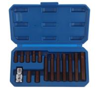 15 Pièces Coffret de Douilles Mécaniques H4-h12 en Alliage