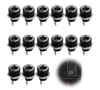 15 Pièces Connecteurs DC, Femelle 2 Broches 5,5 X 2,1 Mm Fiche, Connecteur Alimentation 12V DC, Prise Jack Mâle vers Femelle pour Projets Électroniques, pour Alimentation DC, Applications DIY
