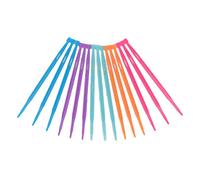 15 pièces d’outils de couture de couleurs variées, outils de couture en plastique robustes avec un grand trou, enfile-aiguille multifonction pour enfiler des élastiques et réaliser