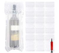 15 Pièces de Protection pour Bouteilles de Vin, Matériau PP, Coussin D'air Réutilisable, Sac Gonflable Anti-Chute et Anti-Casse, pour les Bouteilles de Vin, Eau Florale, Shampoing, Gel Douche