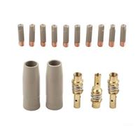 15 pièces de revêtement pour composants de buse de protection pour équipement de pulvérisation sans air 15AK Embouts en cuivre haute pureté 0,6 mm Taille de la pointe antiadhésive