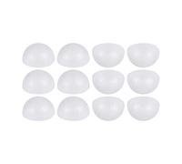 15 PIÈCES Demi Ronde Balle en Mousse 9CM Artisanat Blanc Mousse Boules Hémisphérique Forme De Mousse Modélisation Mousse DIY' école des Arts Projet