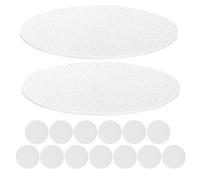 15 Pièces Diffuseur Rond Blanc PC, Panneau Plat Anti-éblouissement | Conception Affleurante Moderne, Réduit les Points Lumineux, Adapté aux Plafonniers LED des Couloirs Commerciaux et Salles