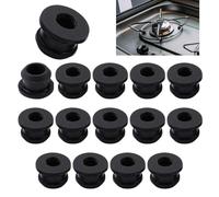 15 Pièces Embouts en Caoutchouc pour Supports de Casseroles avec Barres de 5mm, Pieds de Protection Antirouille, Bouchons en Caoutchouc pour RéChaud, Accessoires de Table de Cuisson pour Camping Car