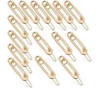 15 Pièces Épingles à Cheveux Style Épingle de Sûreté en Alliage | Design Original, Couleur Or, Usage Simple au Quotidien, pour Femmes, Maintien Solide des Mèches Rebelles