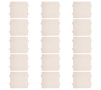 15 Pièces Feuille de Mica de Remplacement, 118x99 MM | Protection Anti-éclaboussures, Surface Lisse sans Bulles, Argenté, pour Ouverture du Guide D'ondes