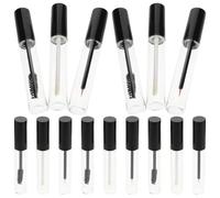 15 Pièces Flacon de Mascara Vide Rechargeable 10ml Abs Petg | Brosse à Cils Incluse, Usage Quotidien et DIY Cosmétiques, Compatible avec Diverses Formules