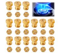 15 Pièces Gicleur Gaz Butane Kit 0.5-0.65-0.7-0.80-0.87-0.90-0.95-1.02