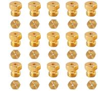 15 Pièces Gicleur Gaz Butane Universel Kit d’Injecteurs pour Conversion GPL Propane, Cuisinière et Plaque de Cuisson, Bouteille de Gaz Brûleur 0.5-0.65-0.7-0.80-0.87-0.90-0.95-1.02 mm