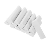 15 Pièces Gomme D'artiste Triangulaire Tpe Blanche | Mini Gommes, pour Dessin et École, Réutilisable, sans Débris, Ergonomique