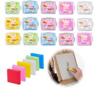 15 Pièces Gomme Mie De Pain,Art Eraser Gomme Dessin Avec Étui Transparent, Gomme Malaxée D'artiste Gomme Malleable Souple Pour Fournitures Scolaires