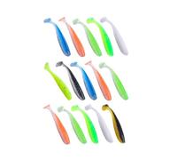 15 Pièces Leurres de Pêche Synthétiques Poisson 8cm 3, 4g