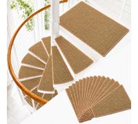 15 Pièces Marchettes Antidérapantes pour Escalier Colimaçon Auto-Adhésives