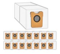 (15 Pièces) Omni C20 C10 Sacs à Poussière de Rechange Compatibles avec La Station de Vidange Automatique Eufy Omni C20 C10, Sacs Filtrants pour Aspirateur Robot, Kit d'Accessoires