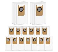 (15 Pièces) Omni S1 Pro Sacs à Poussière de Rechange Compatibles avec la Station d'Aspiration Automatique Eufy Robot Vacuum Omni S1 Pro, Sacs Filtrants Pour Aspirateur Robot