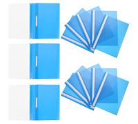 15 Pièces Organisateur de Dossiers Multifonctions A4 en PP Bleu | Rangement de Papiers, Maintien des Feuilles en Ordre, Transport Facile, Usage au Bureau Atelier