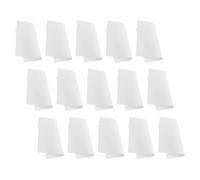 15 Pièces Patch de Réparation Vinyle Blanc PVC | Finition Peignable, Pose Rapide et Retrait sans Trace, pour Carreaux Céramique et Plaques de Plâtre