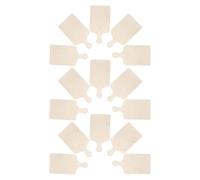15 Pièces Planche à Découper Décorative Maison en Bois Beige