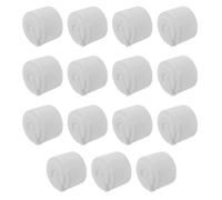 15 Pièces Plastique Bouchon Distributeur à Clapet 24 Dents, Blanc | Structure Vissable, Fermeture Sécurisée, Dosage Contrôlé, Réutilisable pour Cols de Bocaux et Bouteilles Standards,