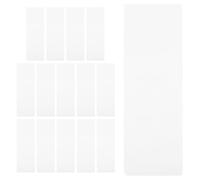 15 Pièces Pochette Transparente en PVC, Affichage Clair | Protège Cartes Repères et Photos, Ajustement Serré au Format Standard, pour Lecture et Circulation en Bibliothèque