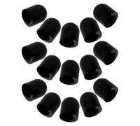 15 Pièces Pointes de Recharge en Silicone Noir | Diamètre Intérieur 3mm, Contact Doux Protégeant L’écran, Adaptées aux Smartphones, Notes Numériques, Études en Classe