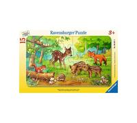 15 pièces Ravensburger Kinder Cadre Puzzle Enfants des animaux de la forêt 06376