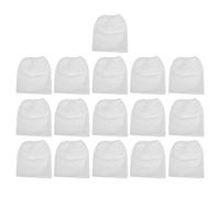 15 pièces sac collecteur de poussière d'ongles, accessoire d'aspirateur d'ongles, sacs de collecte de poussière réutilisables non tissés de haute qualité avec fil élastique pour