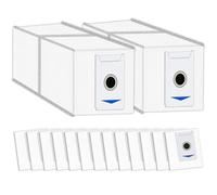 (15 pièces) T30 Pro Omni Sac à poussière de remplacement, compatible avec l'aspirateur robot ECOVACS DEEBOT T30 Omni/ T30 Pro Omni/Yeedi M12 Pro+, sac d'aspirateur jetable autonettoyant