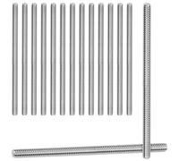 15 Pièces Tiges Filetées M6x100mm Tige Filetée Acier Inoxydable 304 A2 V2A Filetage Continu Tiges Filetées Tige Filetée Continue pour Bricolage Industrie Assemblages Vissés Appareils