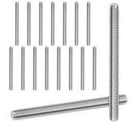 15 Pièces Tiges Filetées M6x60mm Tige Filetée Acier Inoxydable 304 A2 V2A Filetage Continu Tiges Filetées Tige Filetée Continue pour Bricolage Industrie Assemblages Vissés Appareils