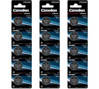 Camelion Piles CR2430 Bouton Lithium 3V – Pack de 5