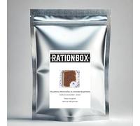 15 portions Vermicelles au chocolat lyophilisés - Durée de conservation : 25 ans - Ration d'urgence