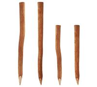 15 poteaux bois pour palissade 1,05m I diamètre 5-6cm I poteau de clôture en noisetier I poteau de clôture