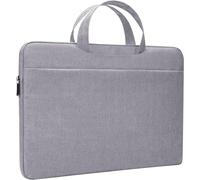 15 pouces bagasin Housse pour Ordinateur Portable, Sacoche pour ordinateur portable fine, légère et résistante aux chocs Compatible avec MacBook HP Lenovo Dell Asus Acer Chromebook Notebook (Gris)