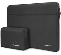 15 Pouces Housse Pour Ordinateur Portable Pochette De Protection Étanche Compatible Avec 15"" 16"" Macbook Pro/Surface Book 2 3/Dell Xps 2020/15.6"" Galaxy Book Pro 360/Notebook 9 Pro, Noir Noir