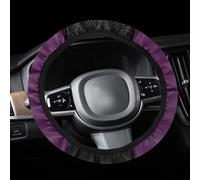 15 Pouces Voiture Volant Couverture Protecteur Noir Violet -1pcs