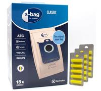 15 Sacs Aspirateur + 15 Parfums Compatible avec Electrolux EUSP-2MB - 90025877900, EUSP-2MB4B - 90025878900, EUSP-2MBCH - 90025878000 | 15 Sacs, Désodorisants, Accessoires, Pièces De Rechange