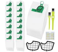 15 Sacs Aspirateur pour Vorwerk VK140 VK150 FP 140, Sacs d'Aspirateur pour Vorwerk avec 2 Filtres Moteur,1 set de Parfum