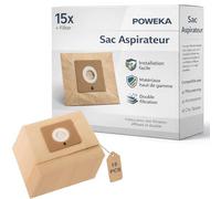 15 Sacs de aspirateur Compatibles avec Rowenta ZR003901 Moulinex City Space et Moulinex Mini Space et Accessimo Aspirateur