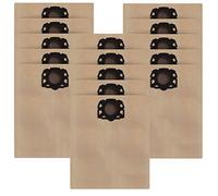 15 Sacs Filtre d'Aspirateurde Sachet filtre papier pour Karcher Polaire filtrants de remplacement pour Wd4, Wd5, Wd5/P Wet & Dry aspirateurs MV4, MV5, MV6